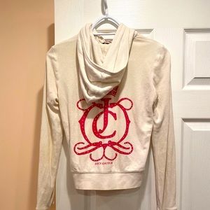 Vintage Off-White Juicy Couture Velour Sweater